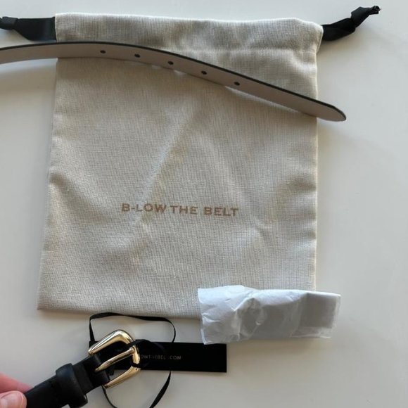 B-Low the Belt Kennedy Mini Belt Black Gold Small - Picture 4 of 5